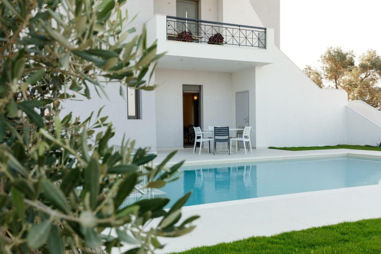 Apartment Tilio - New Apartment With Private Pool 1400M From The Beach レティムノ エクステリア 写真