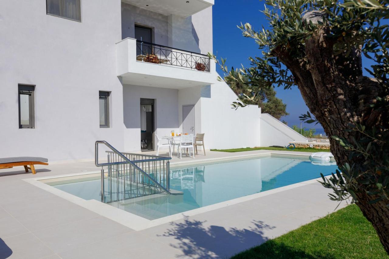 Apartment Tilio - New Apartment With Private Pool 1400M From The Beach レティムノ エクステリア 写真