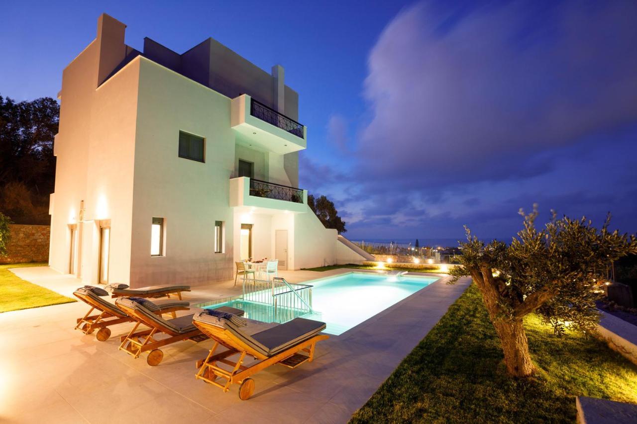Apartment Tilio - New Apartment With Private Pool 1400M From The Beach レティムノ エクステリア 写真