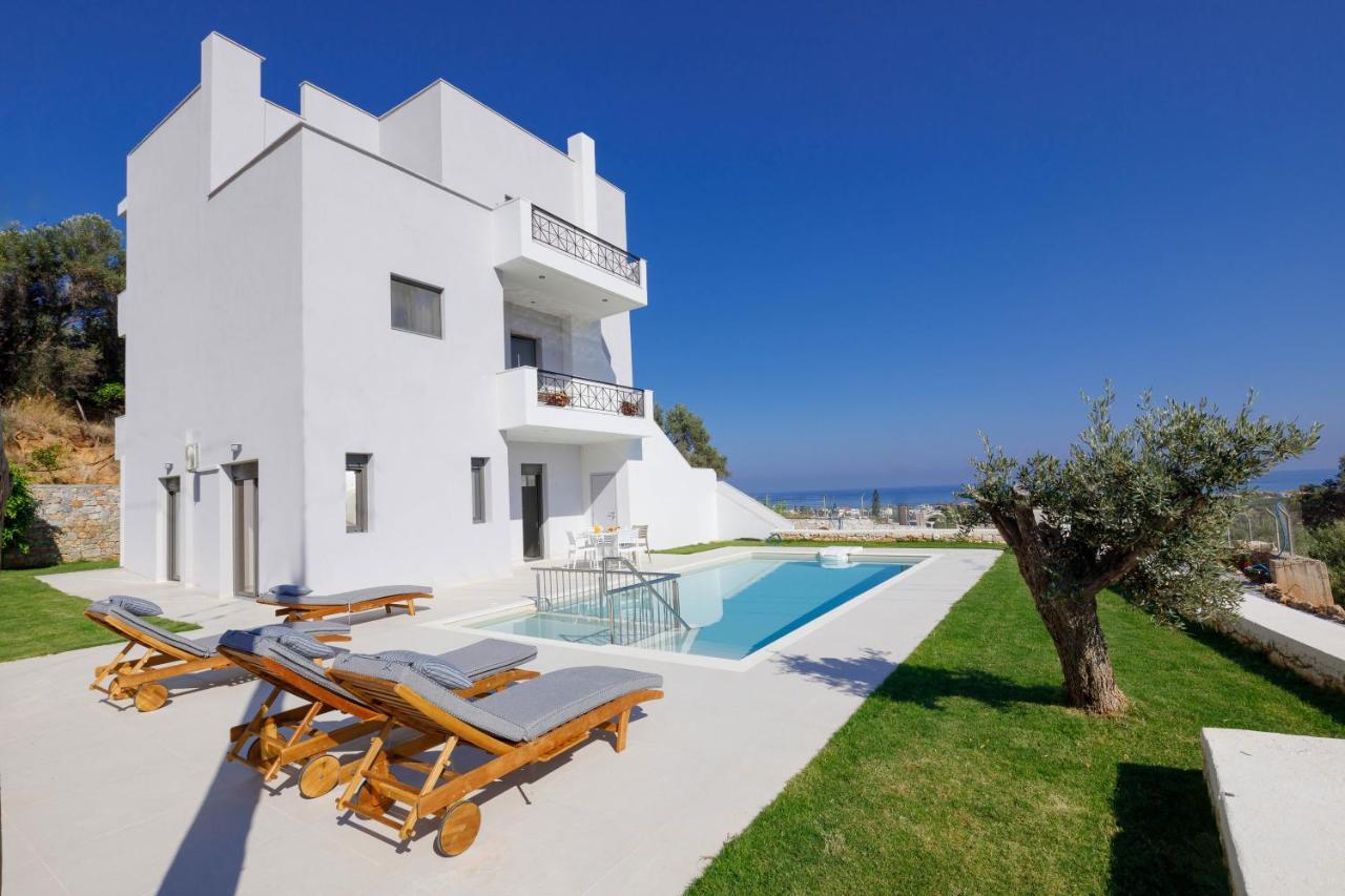 Apartment Tilio - New Apartment With Private Pool 1400M From The Beach レティムノ エクステリア 写真