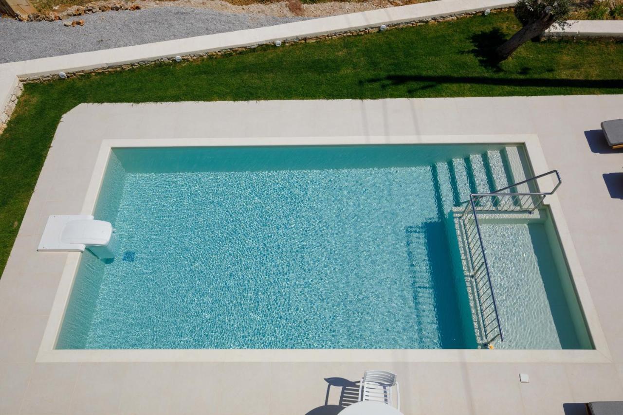 Apartment Tilio - New Apartment With Private Pool 1400M From The Beach レティムノ エクステリア 写真