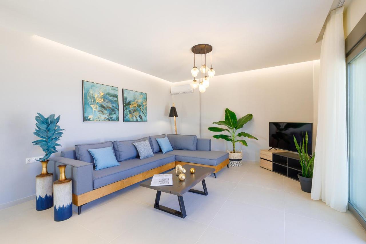 Apartment Tilio - New Apartment With Private Pool 1400M From The Beach レティムノ エクステリア 写真